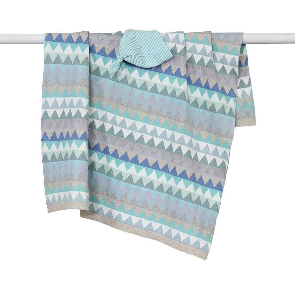 DLUX Archie Triangles Baby Blanket - Kiddie Country
