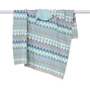 DLUX Archie Triangles Baby Blanket - Kiddie Country