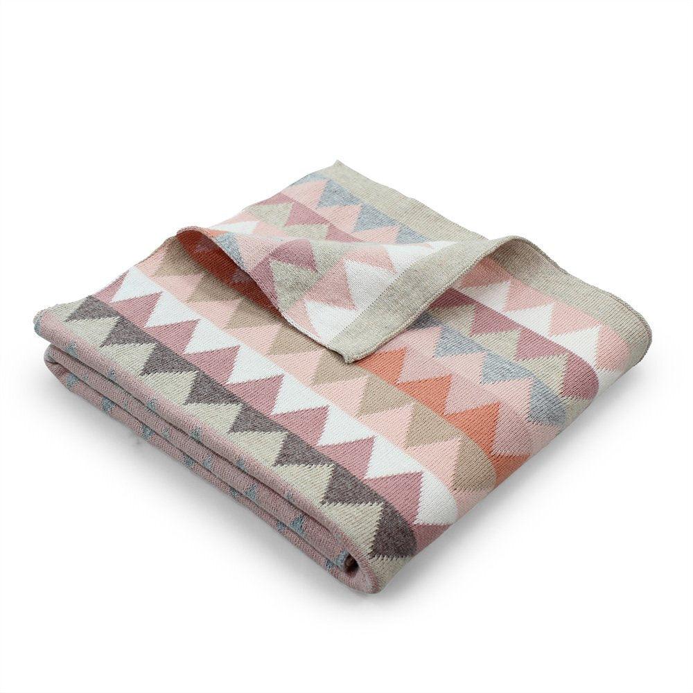 DLUX Archie Triangles Baby Blanket - Kiddie Country