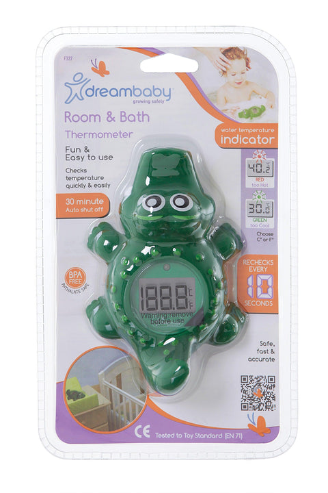 Dreambaby Bath and Room Thermometer Crocodile F322 - Kiddie Country