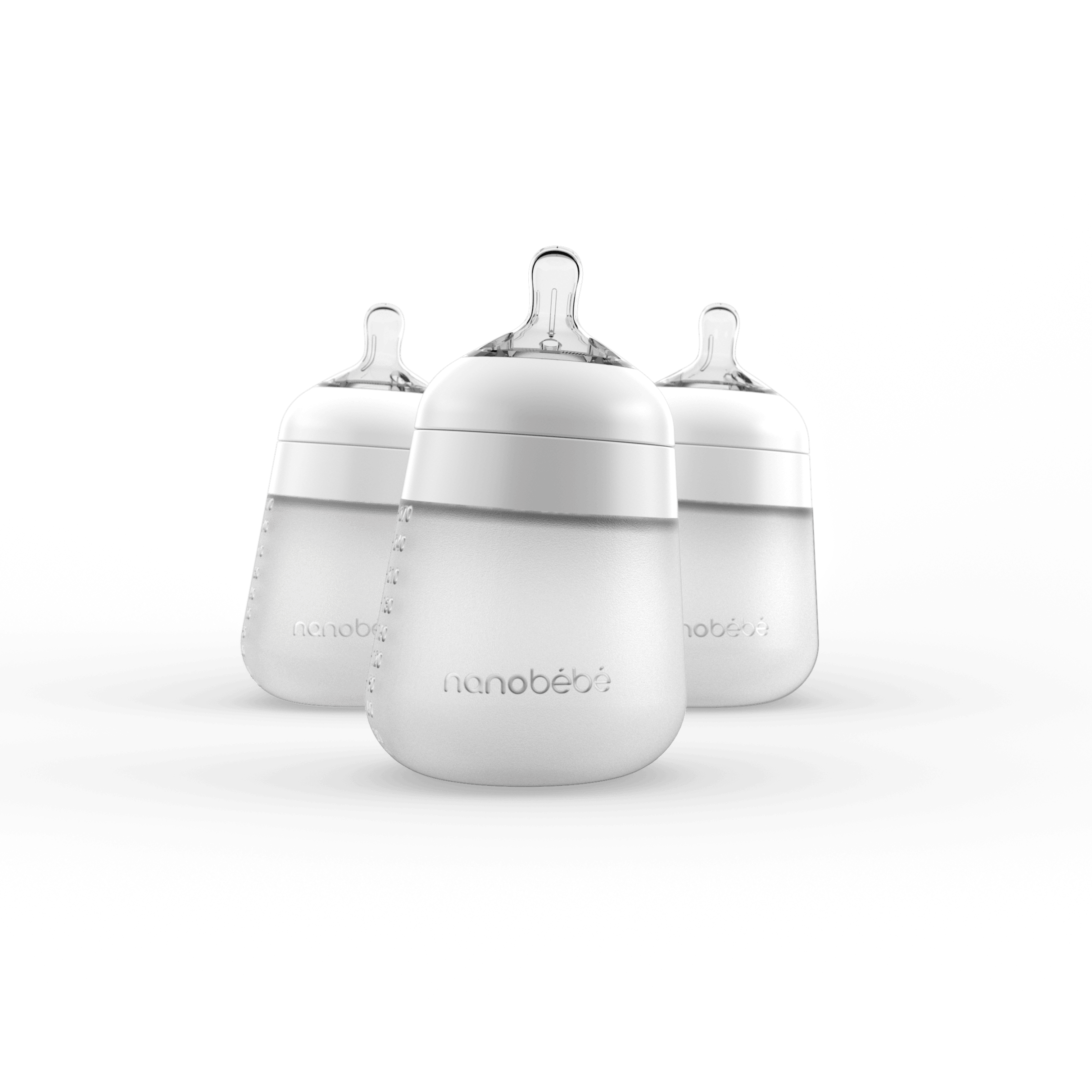 Nanobébé Flexy Silicone Bottle - 3 Pack - Kiddie Country