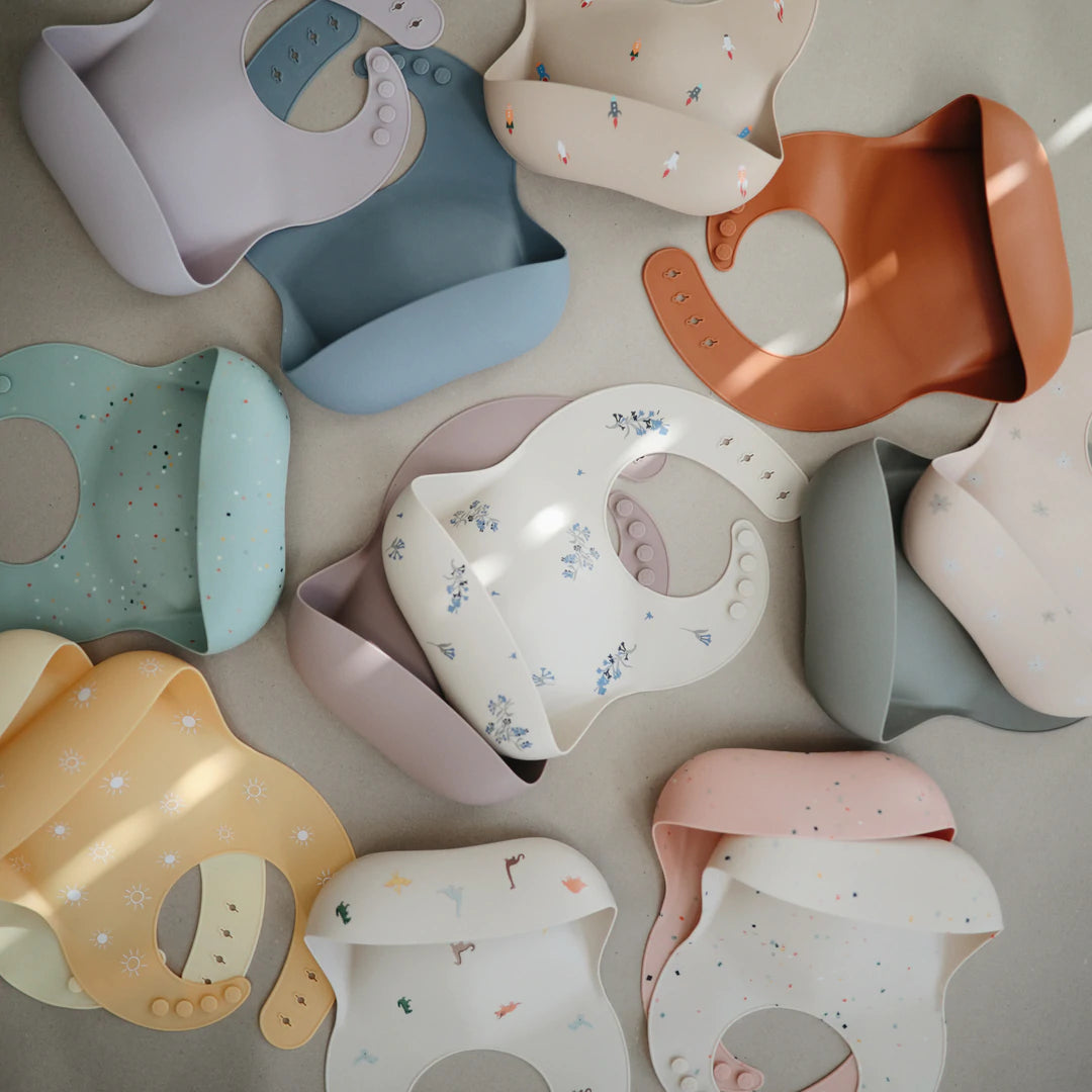 Mushie Silicone Baby Bib - Kiddie Country