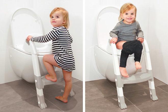 Ultimate Toilet Step and Sit Toilet Trainer - Kiddie Country