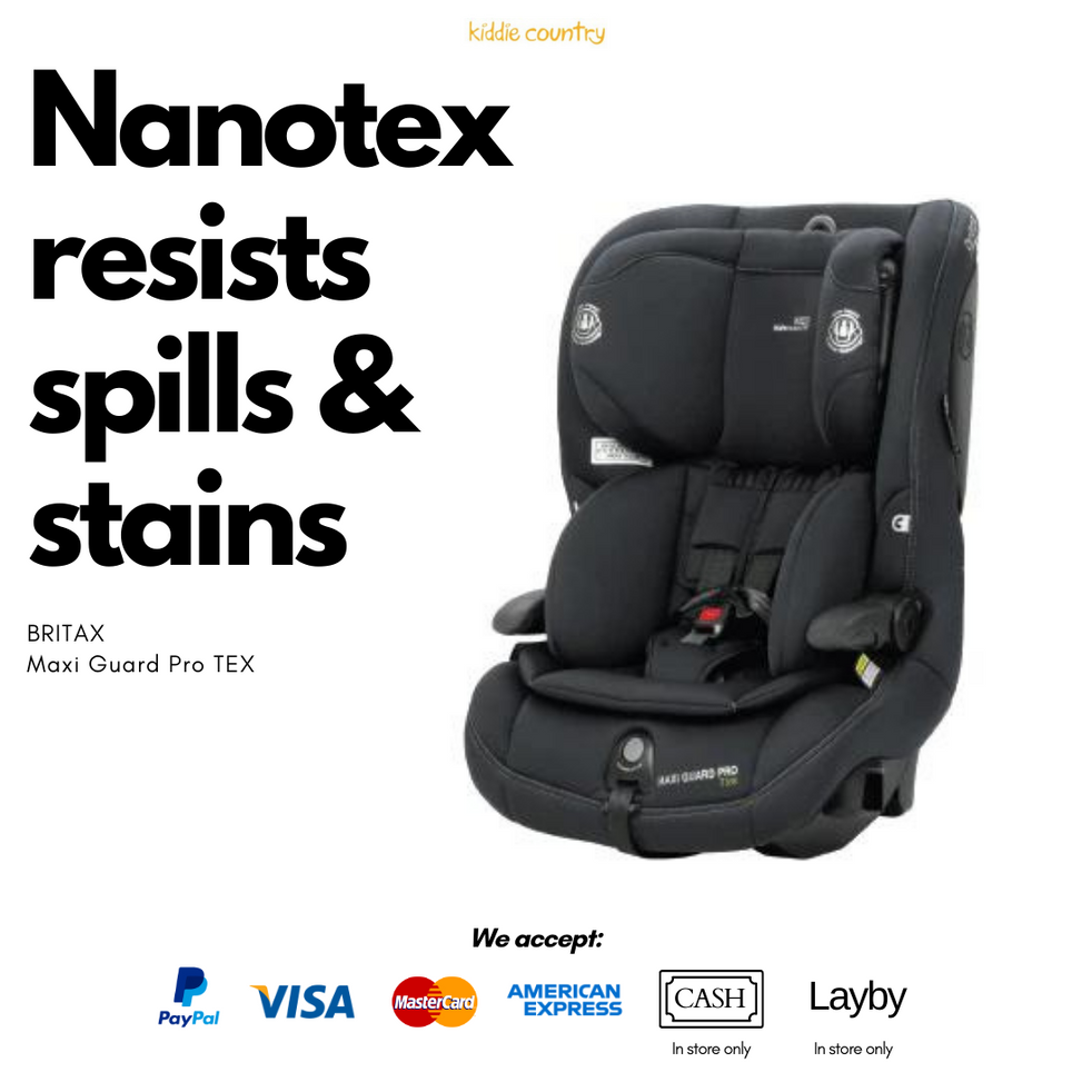 Shop Britax Safe n Sound Maxi Guard Pro TEX Black Friday Free rear facing Mirror. Online Melbourne at Kiddie Country