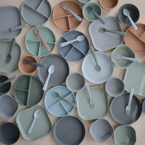 Mushie Silicone Plate - Kiddie Country