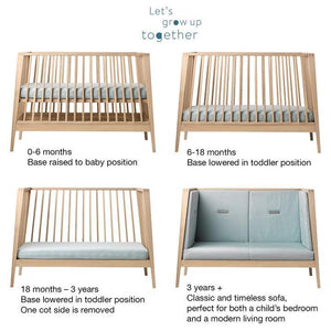 Leander Linea Cot - Kiddie Country