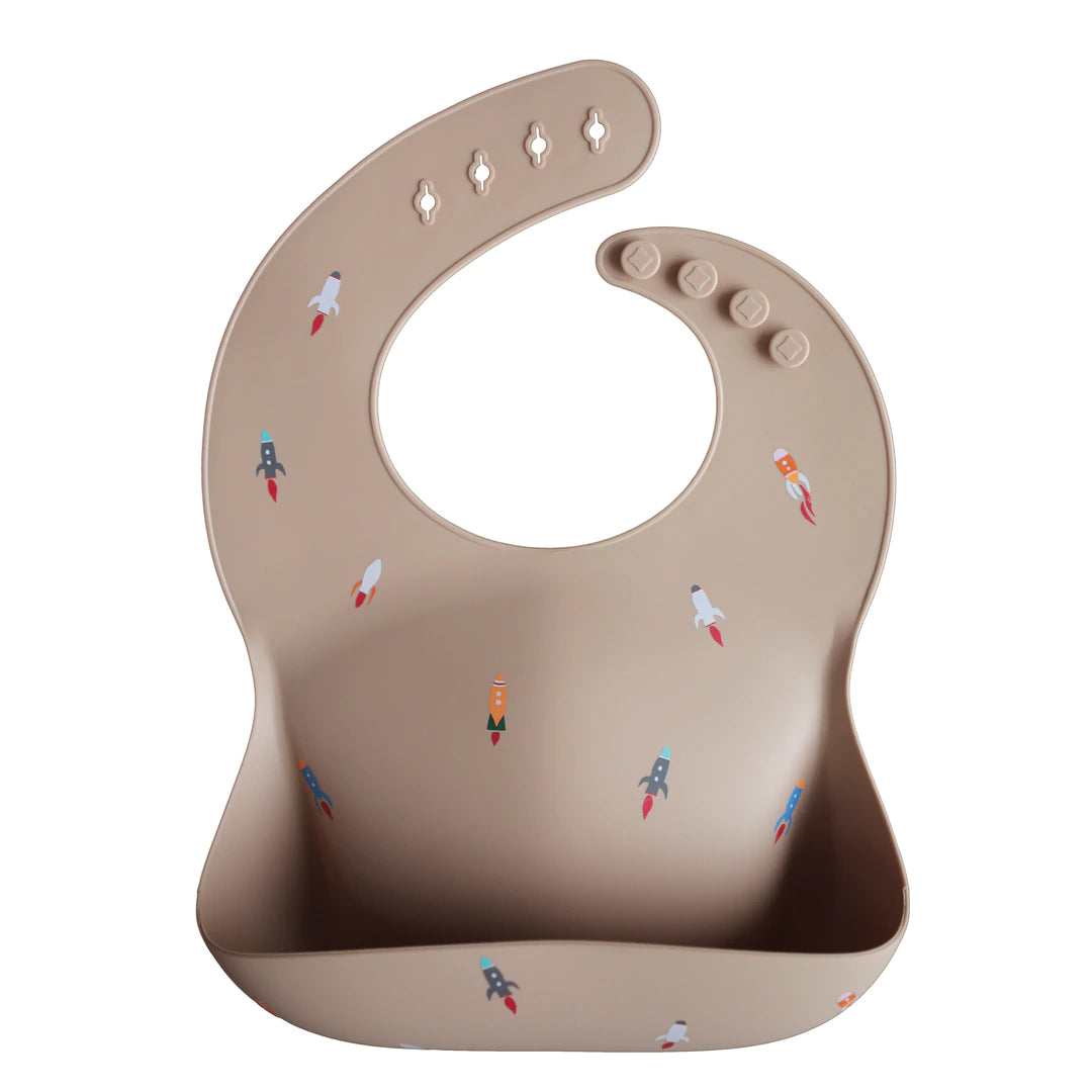 Mushie Silicone Baby Bib - Kiddie Country