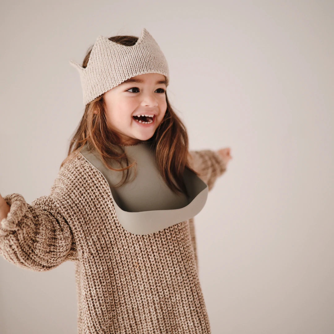 Mushie Silicone Baby Bib - Kiddie Country