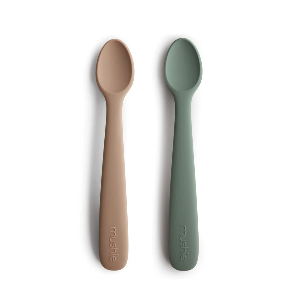 Mushie Silicone Feeding Spoons 2pk - Kiddie Country