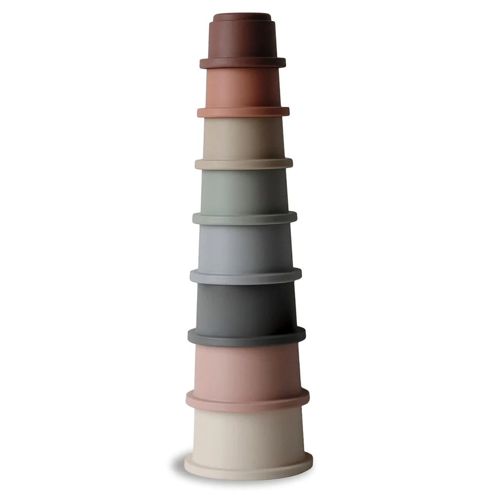 Mushie Stacking Toy Cups