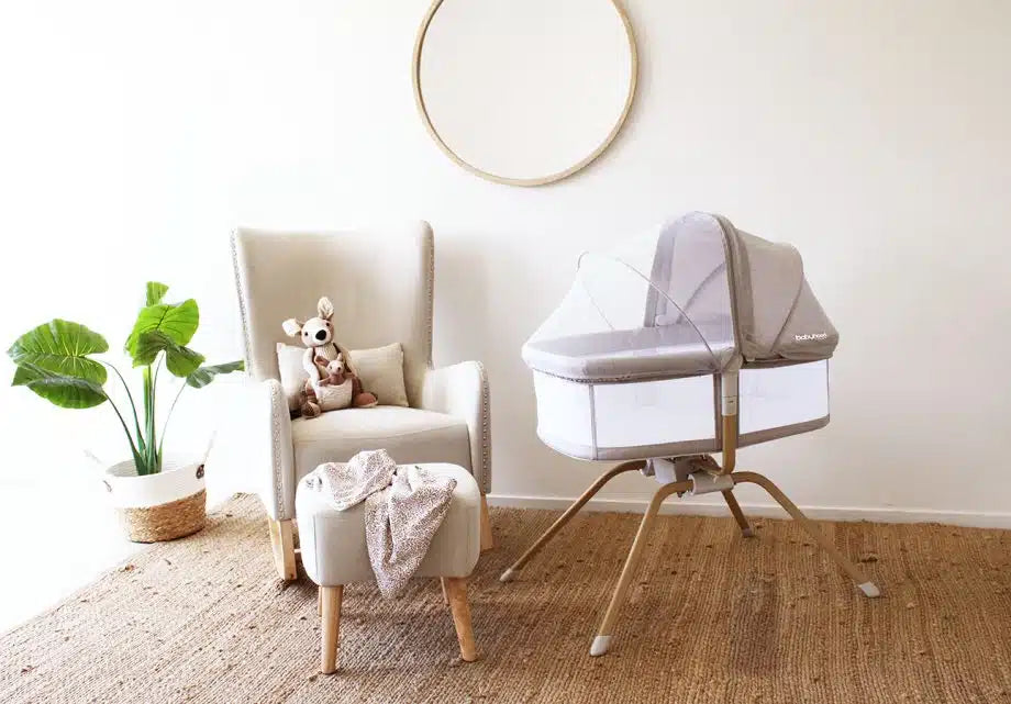 Shop Babyhood Rocking Travel Bassinet Online Melbourne at Kiddie