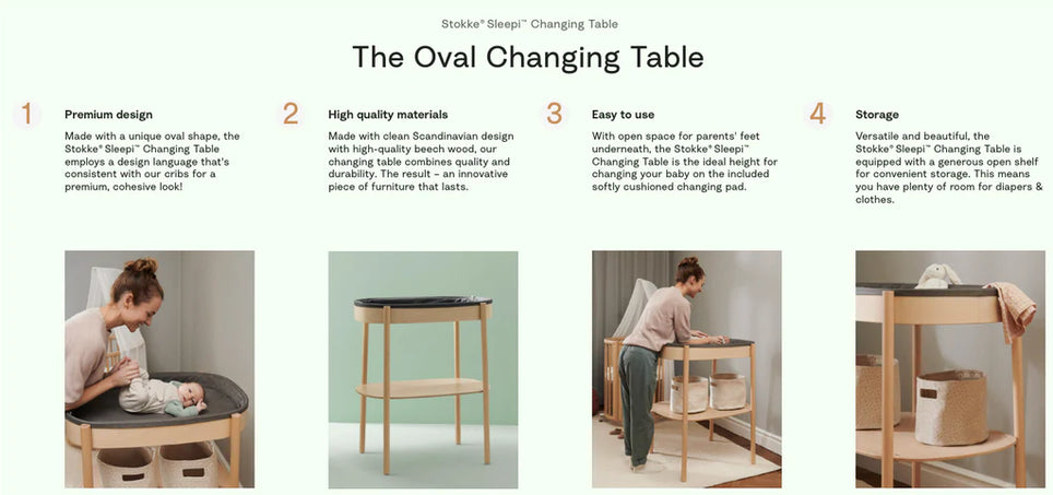 Stokke changing table dimensions best sale