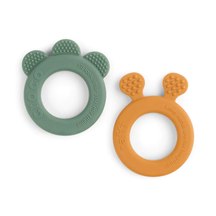 Done by Deer 2-pack Deer Friends Teether