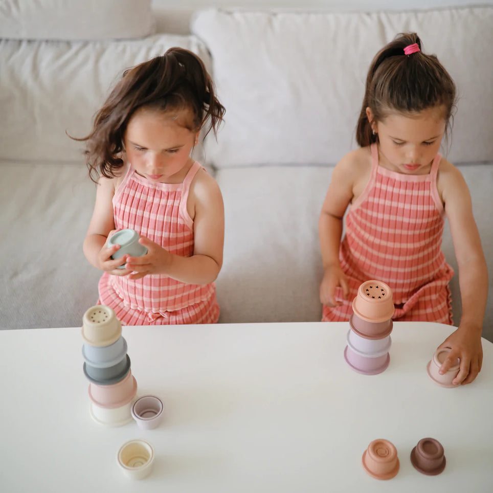 Mushie Stacking Toy Cups