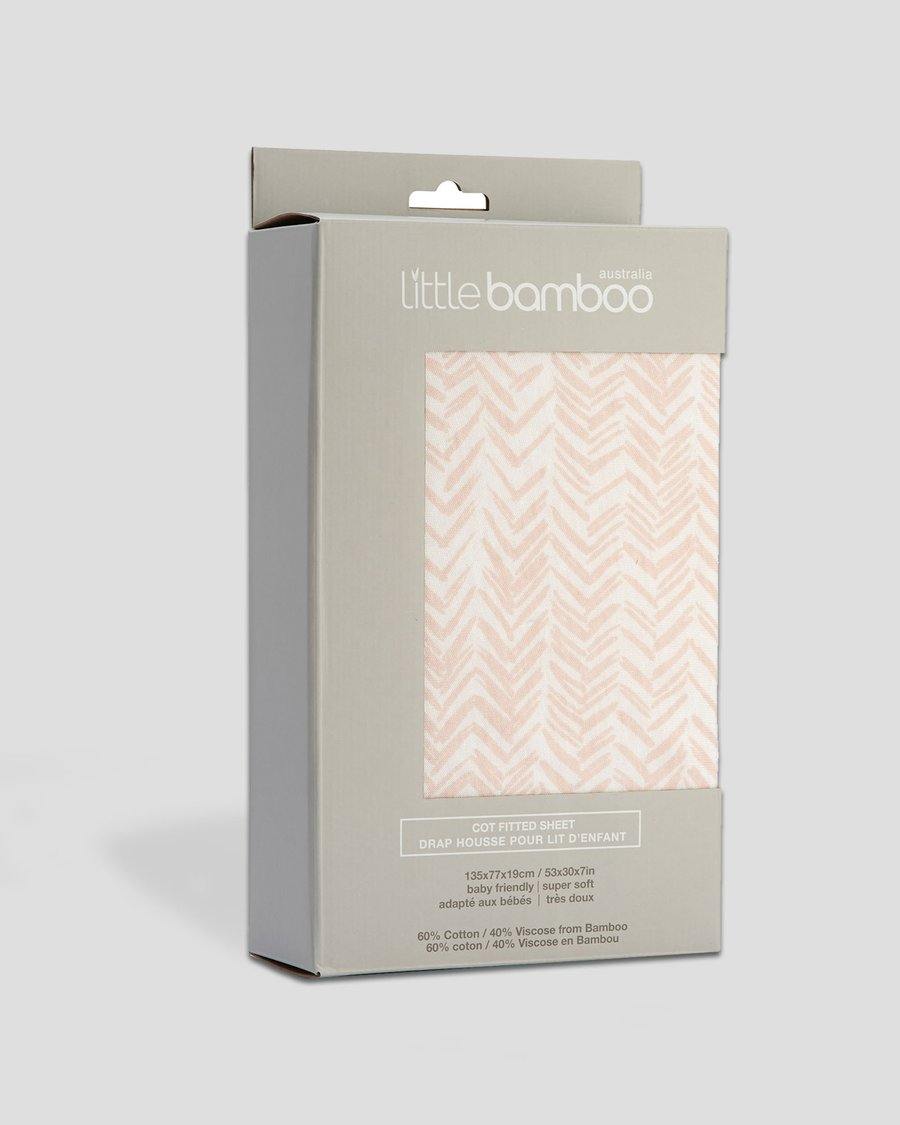 Little Bamboo Jersey Cot Fitted Sheet - Kiddie Country