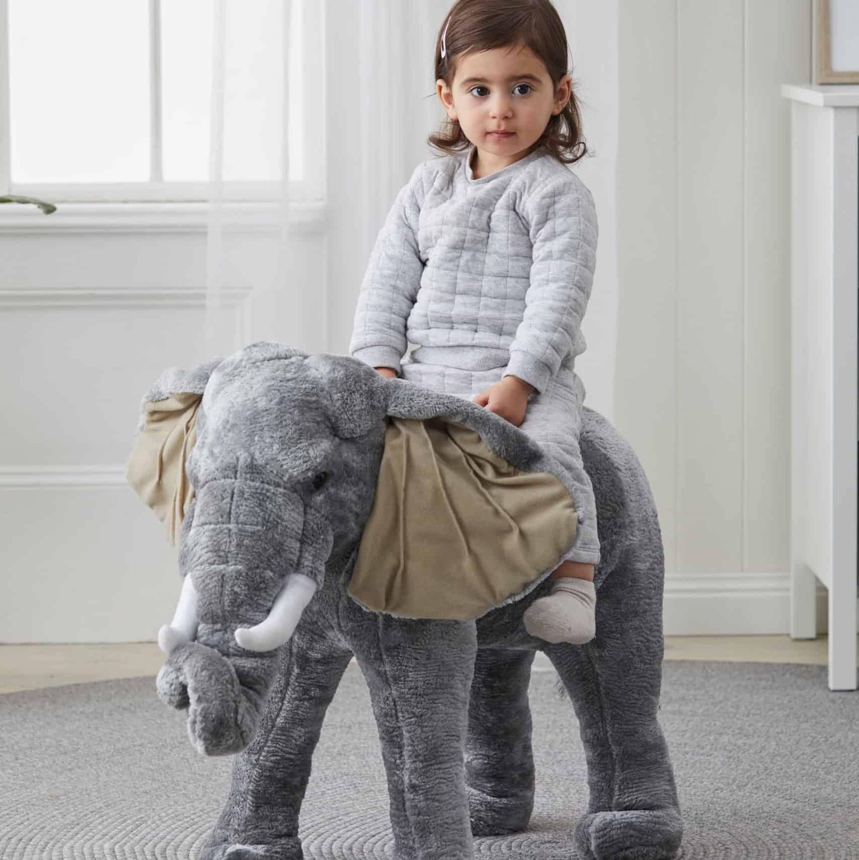 Jiggle & Giggle Large Standing Elephant - Kiddie Country