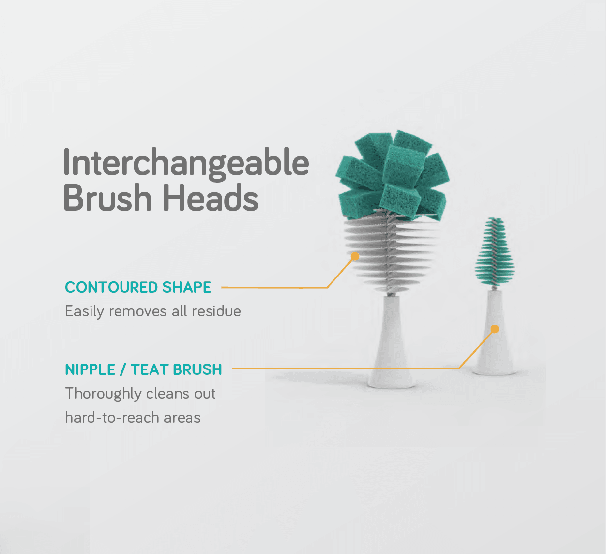 Nanobébé Flexy Brush - Twin Pack - Kiddie Country