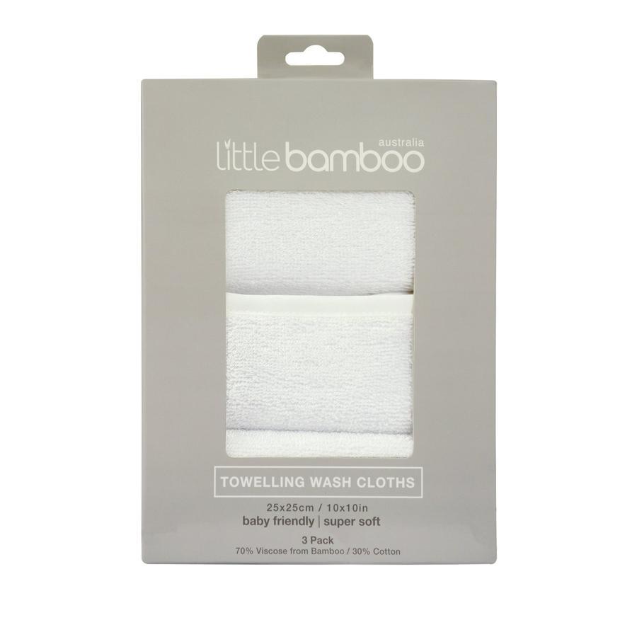 Little Bamboo Toweling Washers 3pk - Kiddie Country