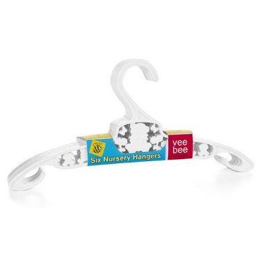 VeeBee Plastic Hangers 6 pack - Kiddie Country