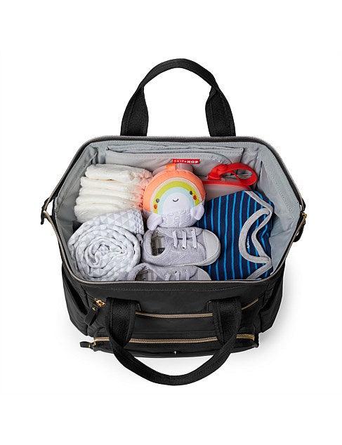 Skip hop mainframe wide open diaper satchel hot sale