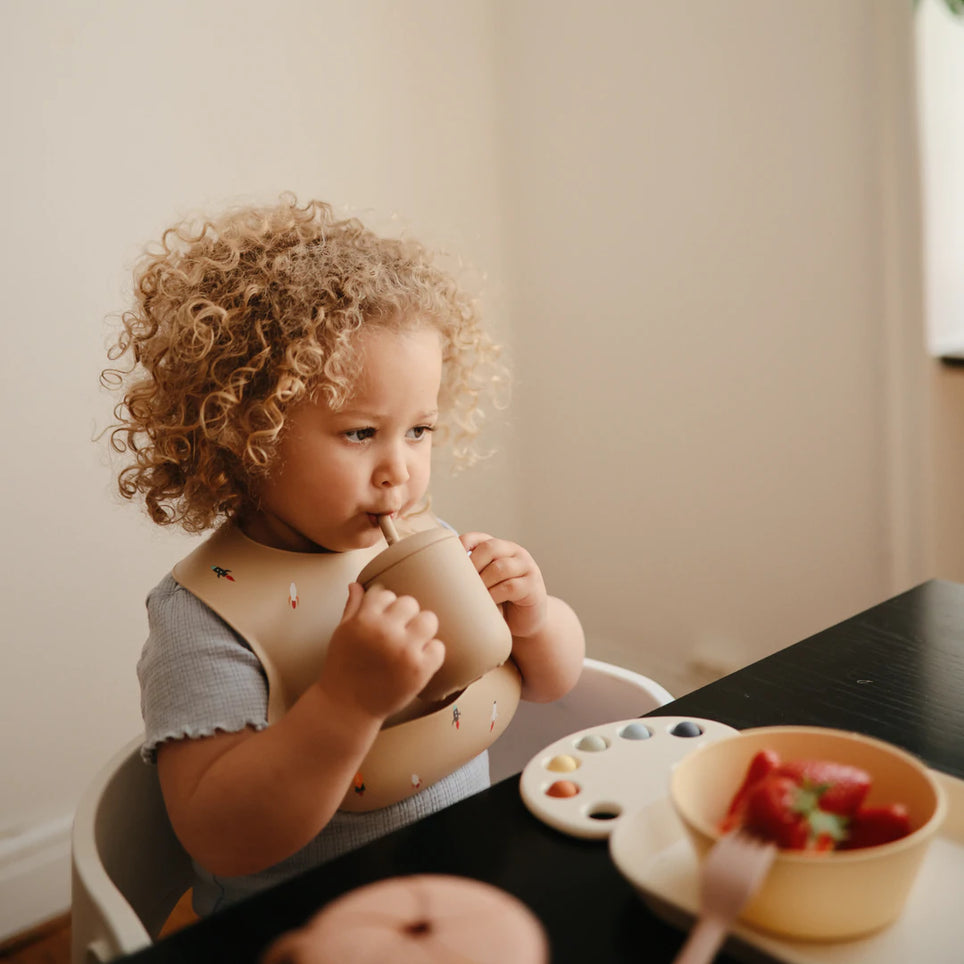 Mushie Silicone Baby Bib - Kiddie Country