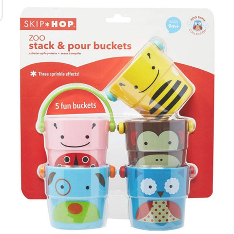 Skip Hop Zoo Bath Stack & Pour Buckets - Kiddie Country