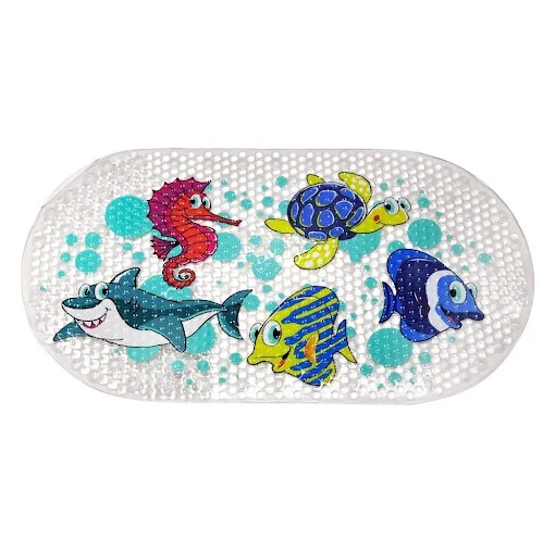 Star and Rose Bath Mat