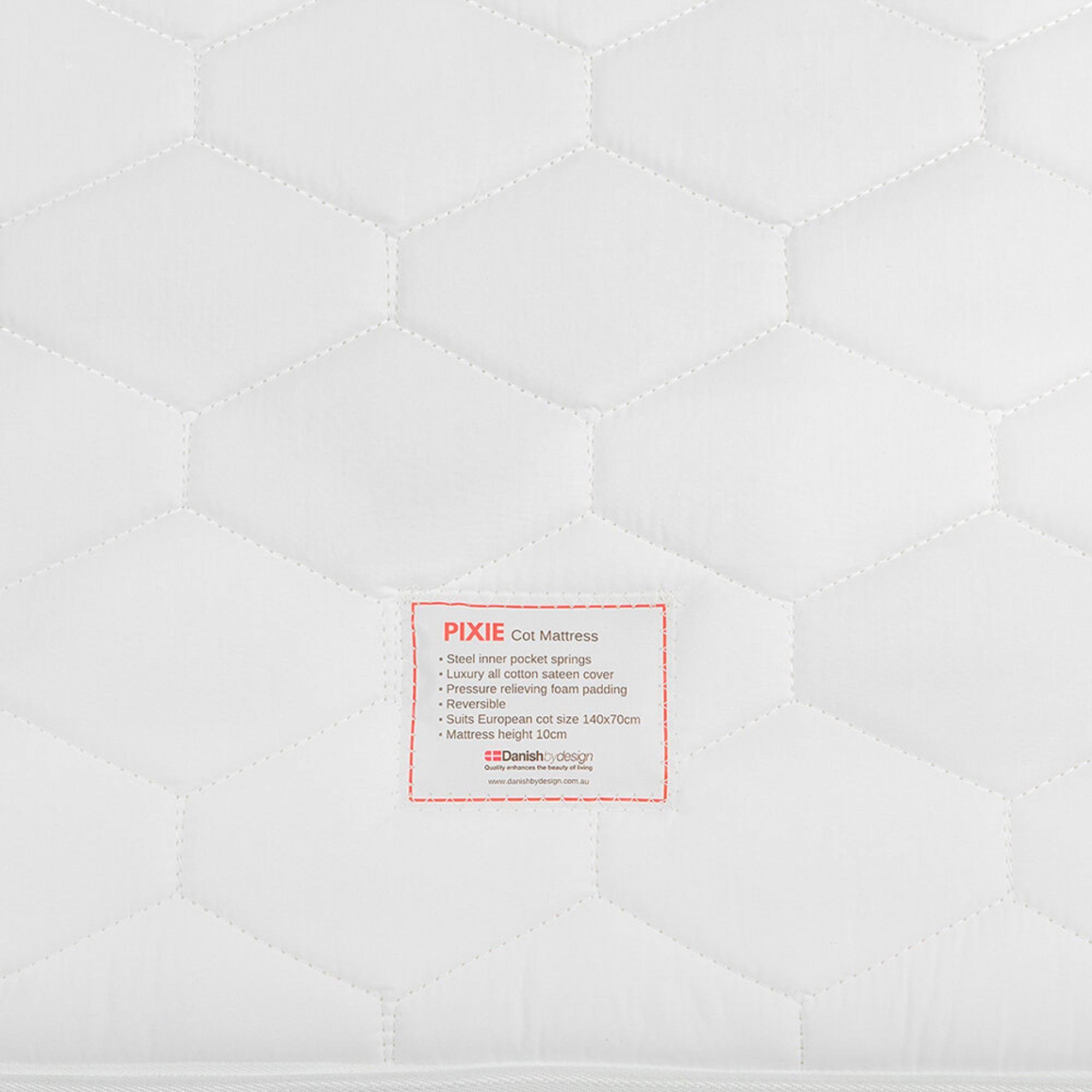 Pixie Cot Mattress - Kiddie Country